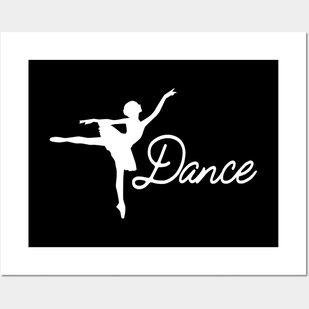 Dance - Ballet Dancer Wall Art by KC Happy Shop
